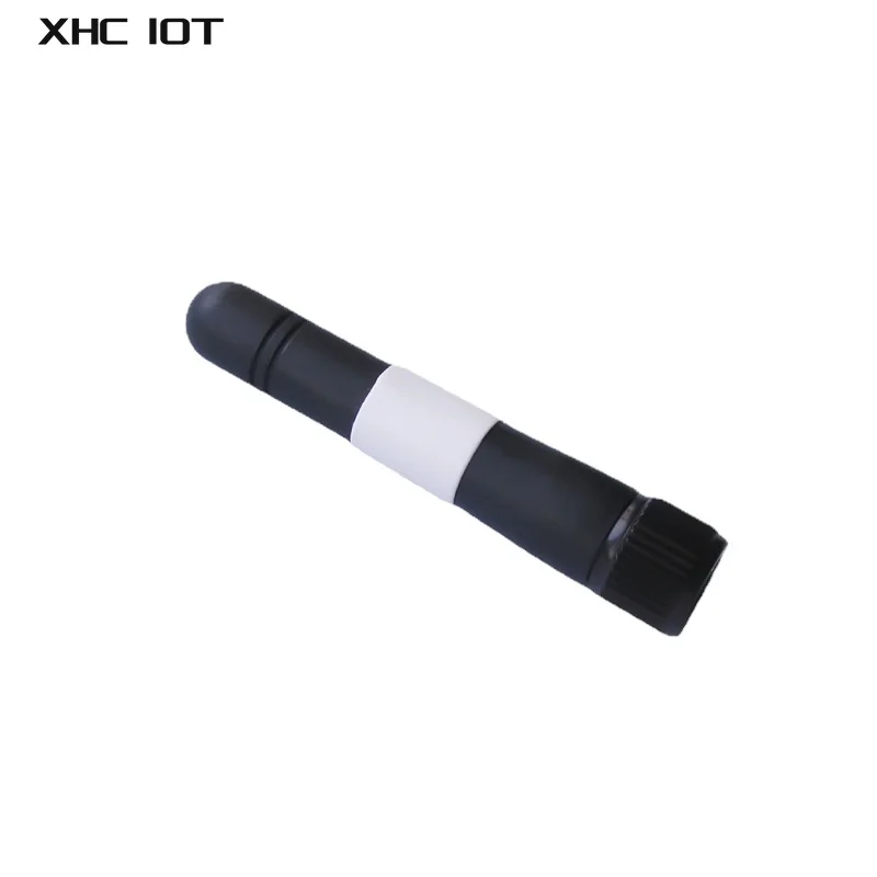 2PCS Mini 433MHz Lora Omnidirectional Antenna SMA Male Uhf Whip WIFI 2.0dBi 10W 50Ohm XHCIOT TX433-JZ-5 DTU Module Antena