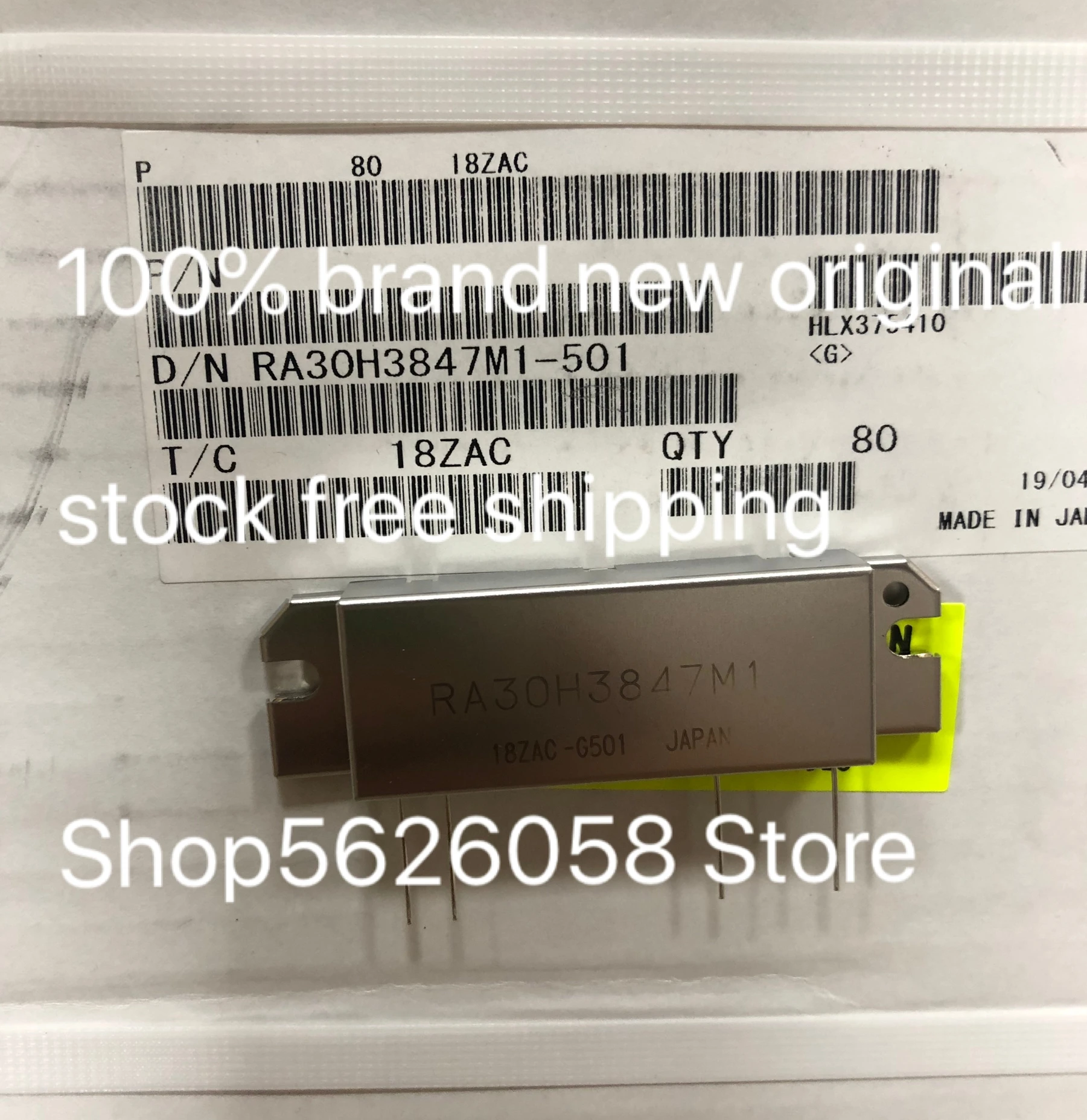 RA30H3847M1 RA30H3847M1-501 2018+  NEW STOCK 100% new original freeshipping