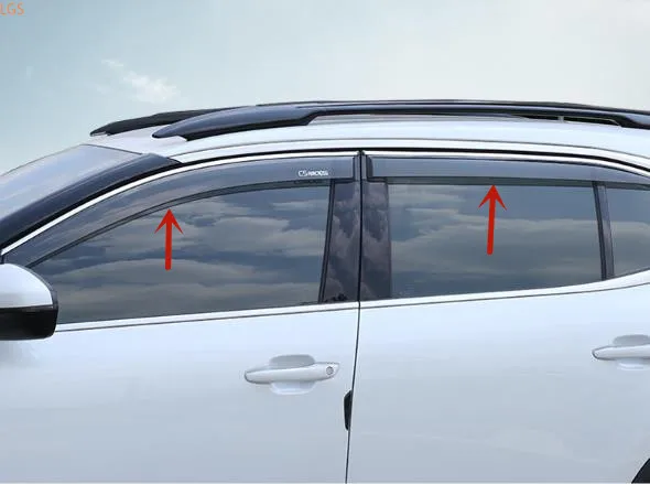 

For Citroen C5 AIRCROSS 2017-2021 quality acrylic material Car window rain eyebrow Rain shield Rainproof decoration Car styling