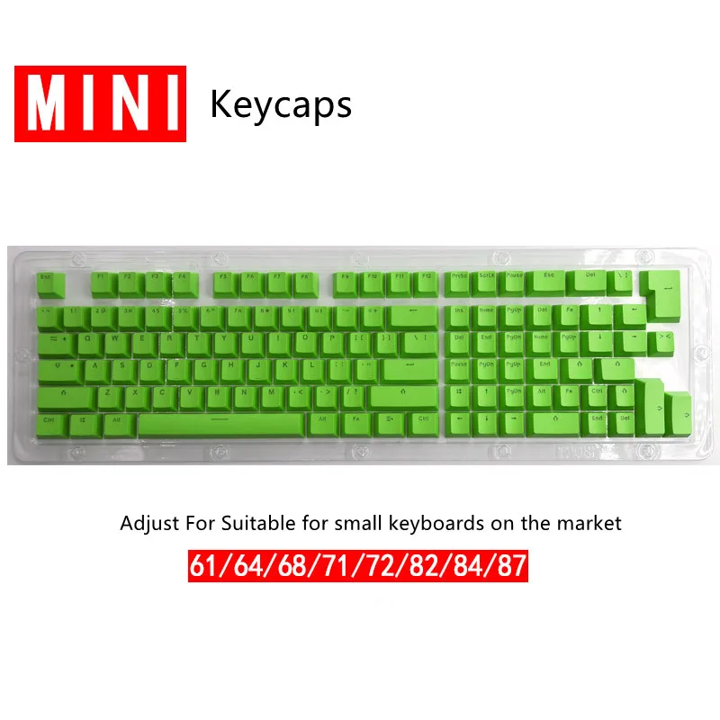 Cá Tính PBT Mờ Mini Keycaps Cơ 61/64/68/71/82/84 Phím