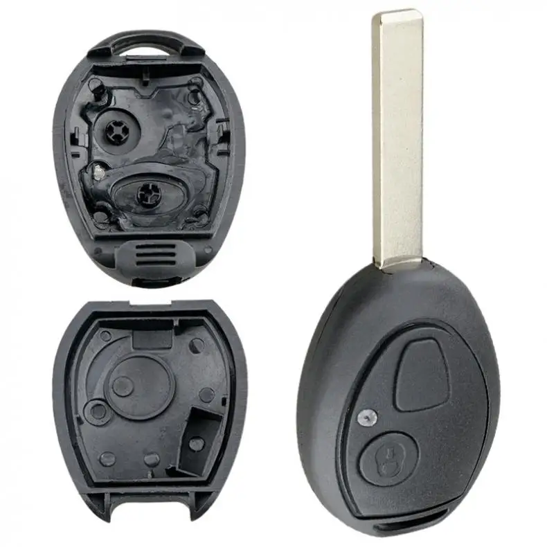 2 Buttons Remote Car Key Shell Replacement fit for MG BMW-Mini Cooper R53 R50 S Land Rover 75 Z3 Z4 X3 X5 e46 e39 e36 e34