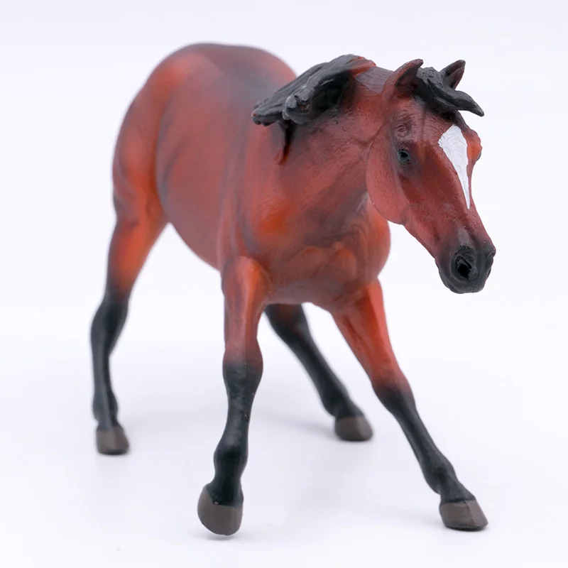 CollectA Horse Country Farm Animals Quarter Horse Stallion - Bay Plastic PVC Simulation Toys for Children #88584