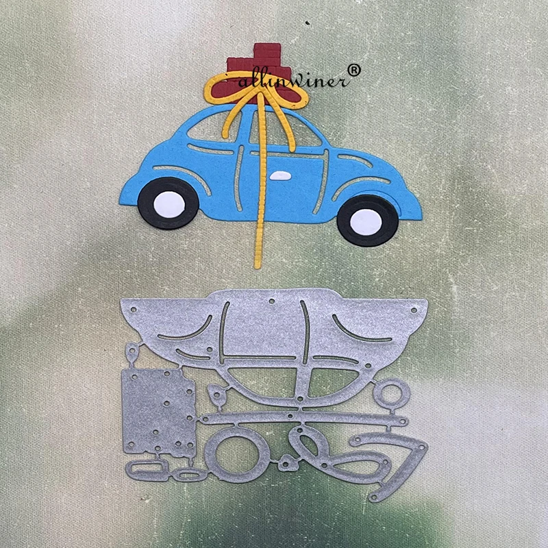 Gift trolley decoration Metal Cutting Dies Stencils Die Cut for DIY Scrapbooking Album Paper Card Embossing