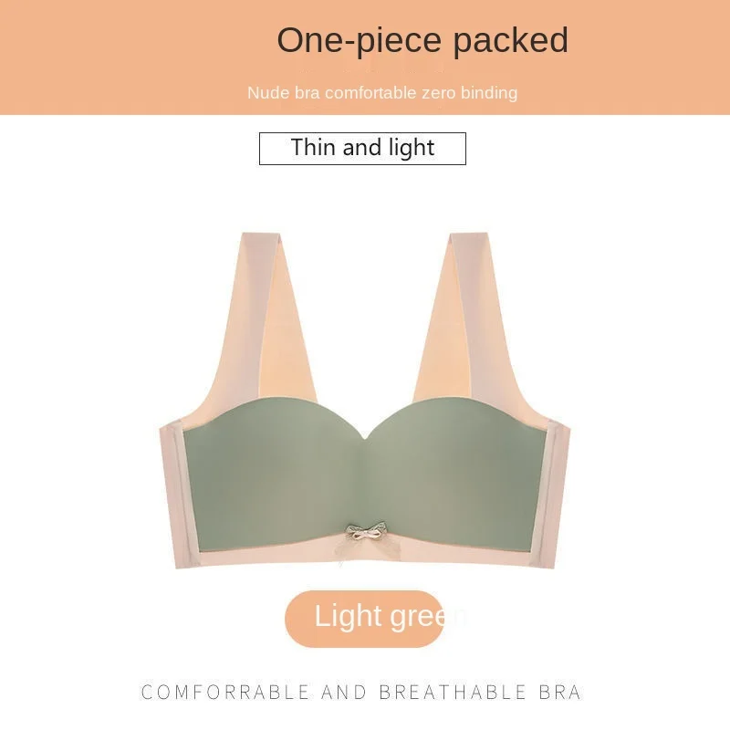 Women\'s Cotton Underwear Sexy Color Matching Bra Fashion Push Up Comfort Brassiere Plus Size Female Traceless Sexy Lingerie