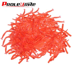 Lifelike Red Worm Soft Bait Shrimp Fishy Smell Silicone Fishing Lure 2cm Easy Shiner Isca Artificial Bait for Bass Carp Tilapia