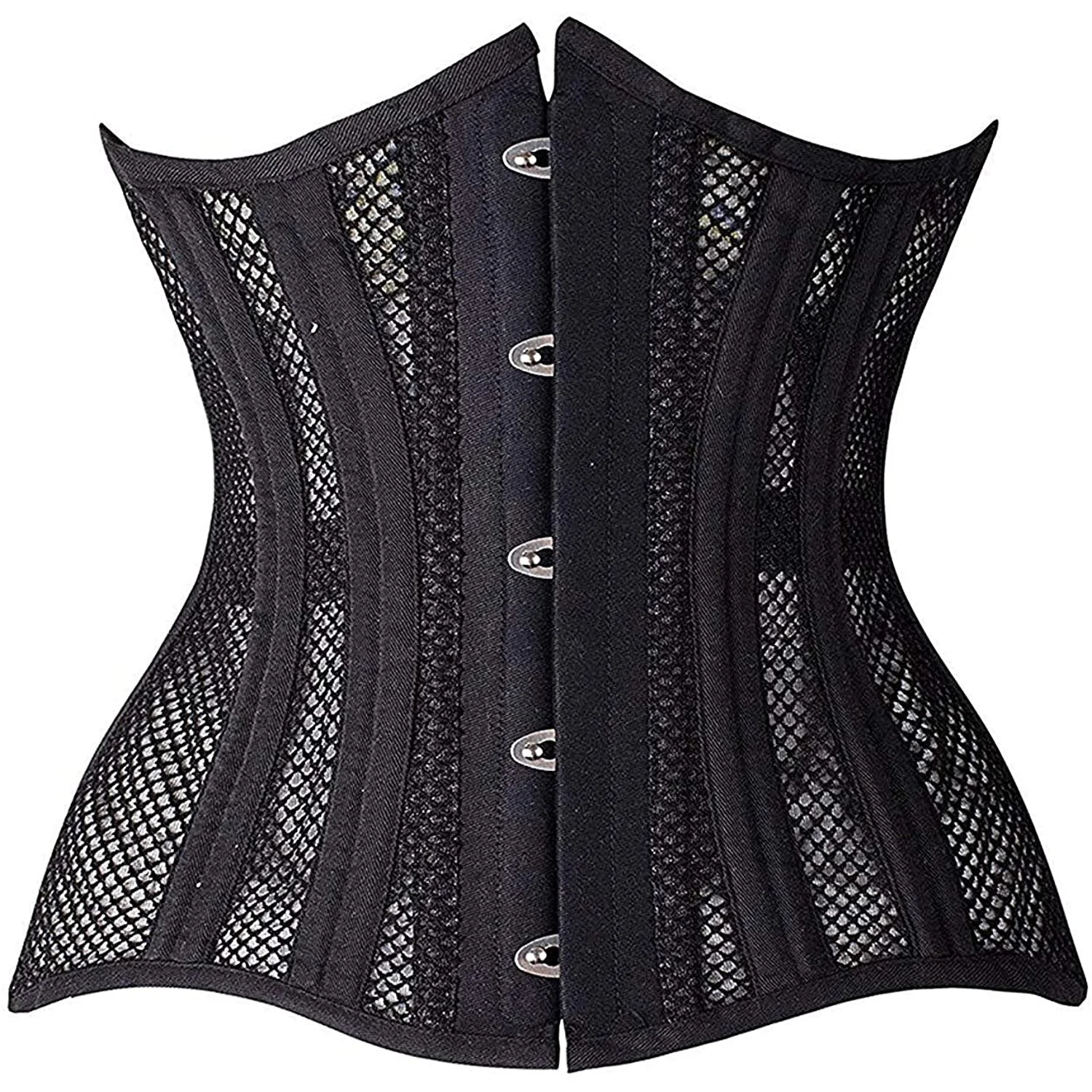 

Women Long Torso Corset Underbust Heavy Duty Hourglass Waist Training Corsets Shaper 24 Double Steel Boned Slimming Sheath Fajas