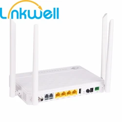 Optical Network Unit, 4G, 5G, ONU ONT, EPON, GPON 4GE, 2VOICE, 2.4G, 5.8G, WIFI, 1USB, CATV SC, APC, UPC Interface, English Vers