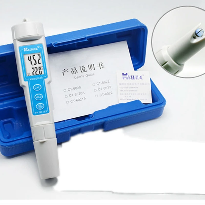 

Pen Type Digital PH Meter Waterproof PH Acidimeter Aquarium Pool SPA Meter Water Quality Tester Range 0.00-14.00pH Hot Selling