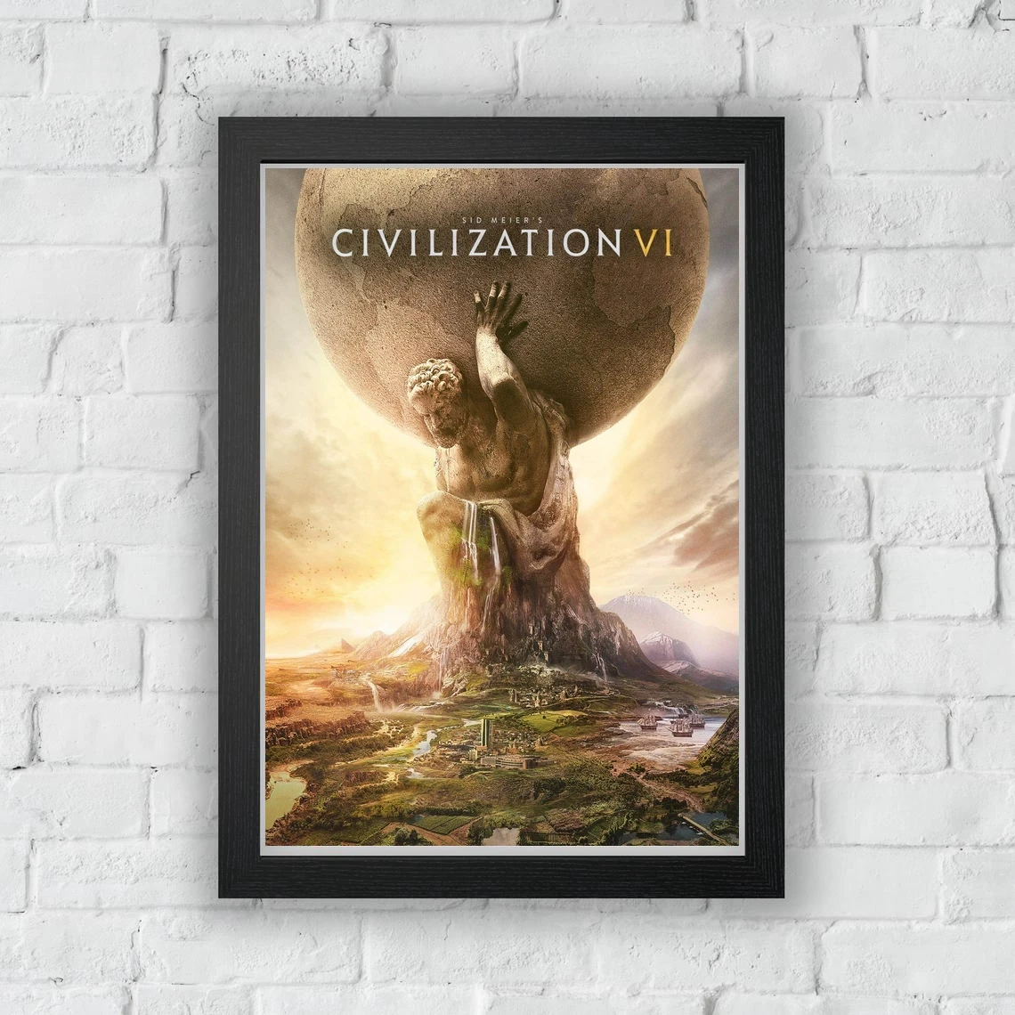 Sid Meier’s Civilization VI Video Game Canvas Poster Home Wall Painting Decoration (No Frame)