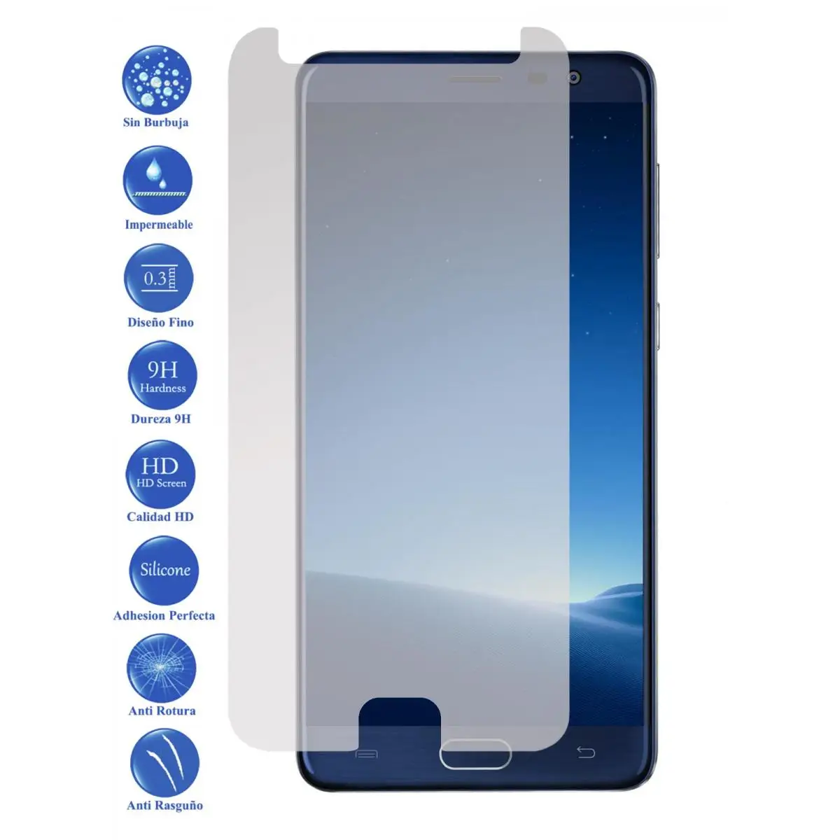 Picture: 9H Premium Glass tempered glass screen Protector for Cubot A5
