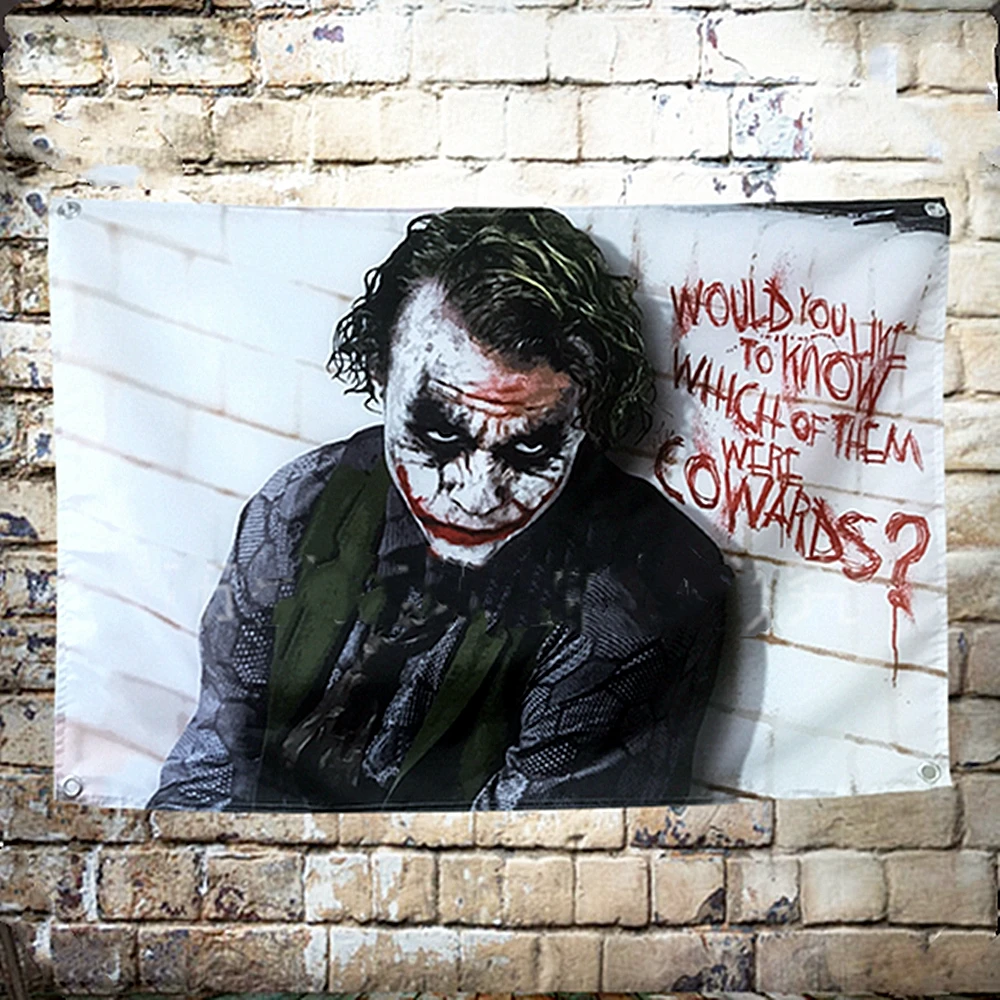 JOKER Hollywood Movie Tapestry Wall Hanging Flag Banner Wall Cloth Tapestries Wall Art Tapestry Macrame Wall Carpet Wall Decor