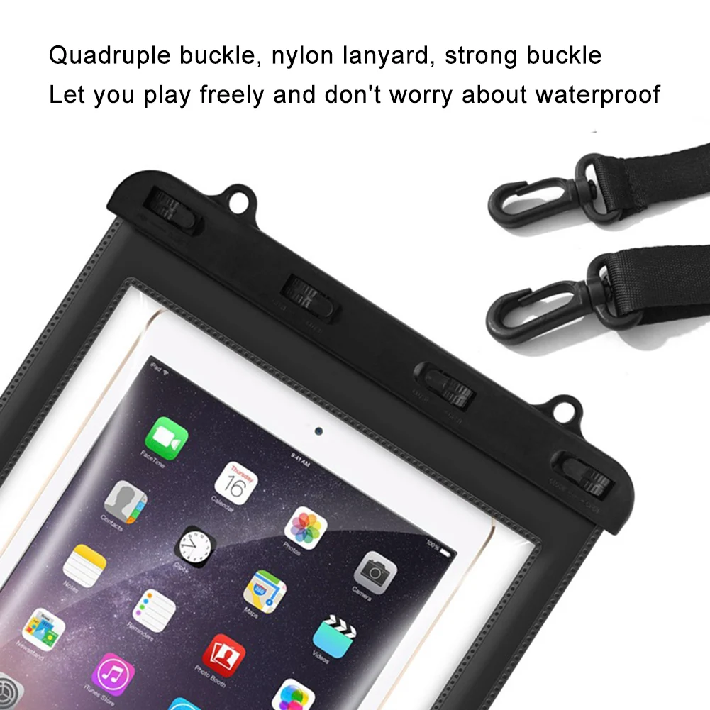 10 5Inch Tablet Pouch Case Cover Protector Waterproof Tablet Dry Bag Swimming Bags For Ipad Kindle MiPad2/3