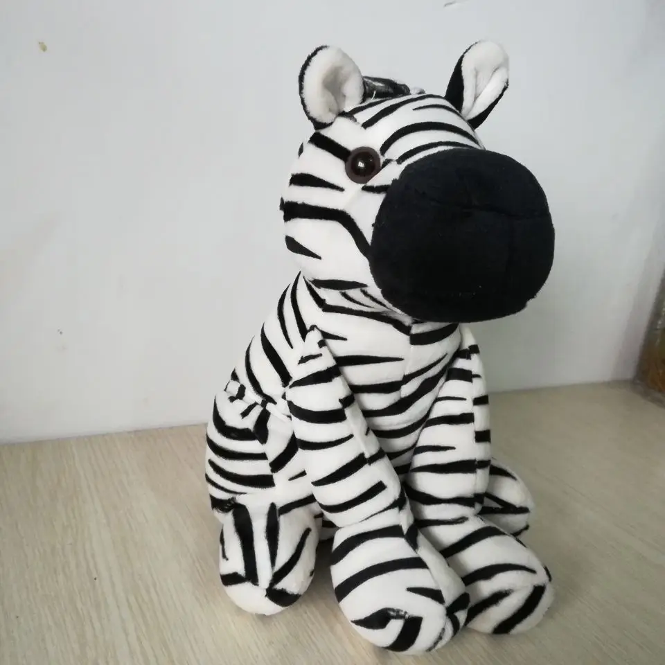 

about 22cm lovely zebra plush toy,soft doll baby toy birthday gift h1802