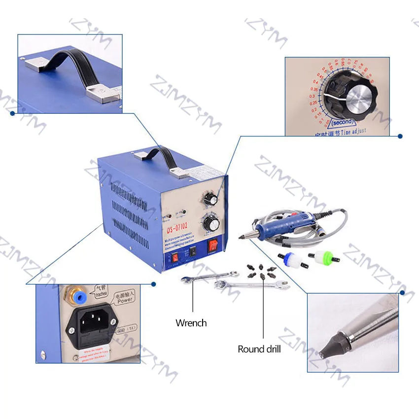 DS-07102D Ultrasonic Point Drilling Machine Stable Ultrasonic Point Drill Efficient Ultrasonic Driller Rig Machine 110V/220V