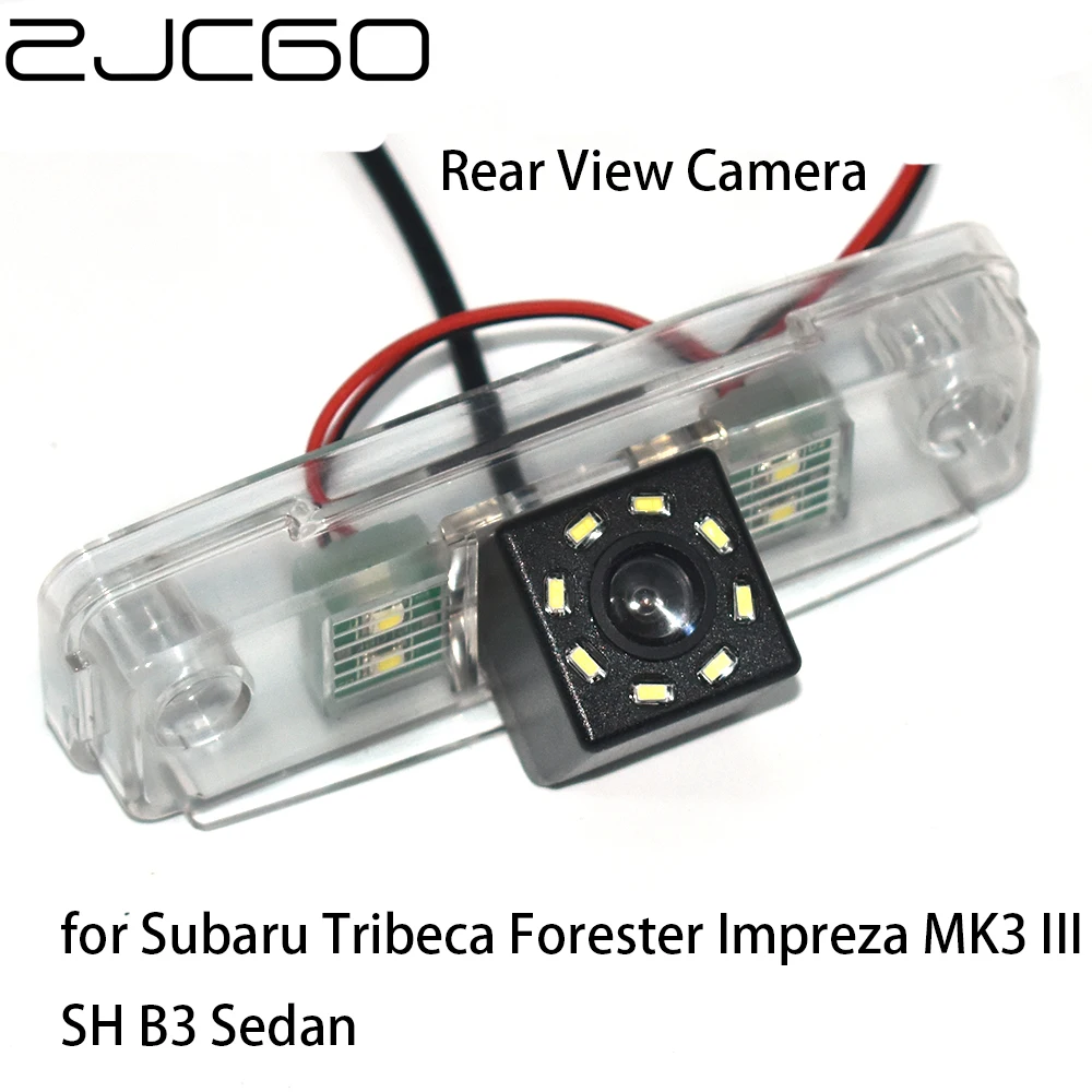 

ZJCGO CCD HD Car Rear View Reverse Back Up Parking Night Vision Camera for Subaru Tribeca Forester Impreza MK3 III SH B3 Sedan