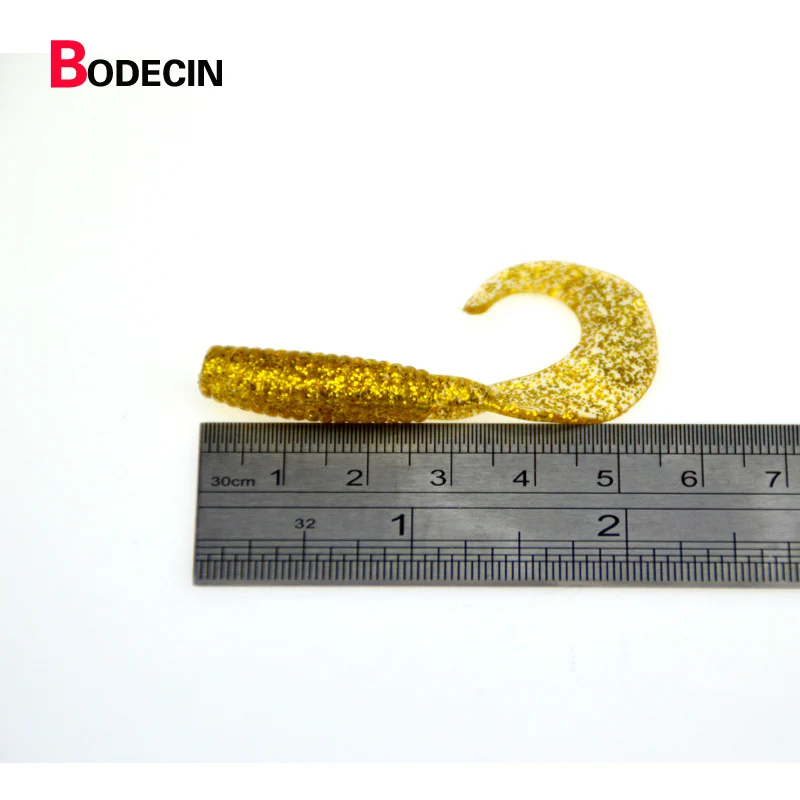 Miękki sprzęt wędkarski/przynęta karpia pstrąg 12 sztuk zapach soli robaki larwy sztuczna/przynęta silikonowa na ryby/Jig woblery morze 6cm 2g — zdjęcie 3