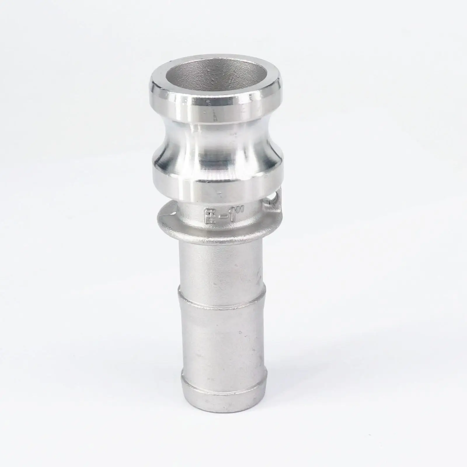 

1" Hose Barbed 304 Stainless Steel Type E Plug Quick Fitting Camlock Connector