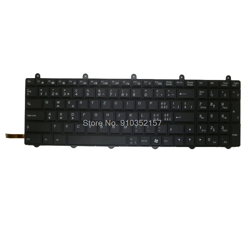 

Швейцарская клавиатура с подсветкой SW для CLEVO P150SM P270WM3 P370EM3 P570WM3P170EM P150EM 6-80-P2700-180-3 V 132150 АК1