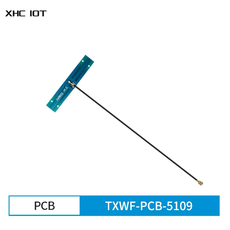 10PCS 2.4GHz 5.8GHz Omnidirectional  Antenna PCB 2dBi 50 Resistance Rf 1.13 2W Interface XHCIOT TXWF-PCB-5109