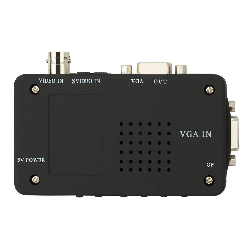 BNC Converter BNC S-Video VGA to VGA HD 1080P Video Converter Adapter for PC Projector Monitor