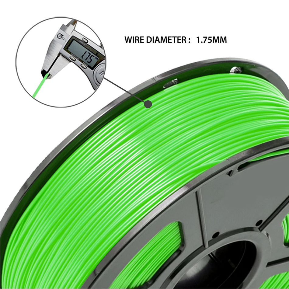 SUNLU PETG 3D Filament 1KG 1.75MM Arranged Neatly No Knots Odorless Non-Toxic Bright Color Good Toughness Nice Adhesion