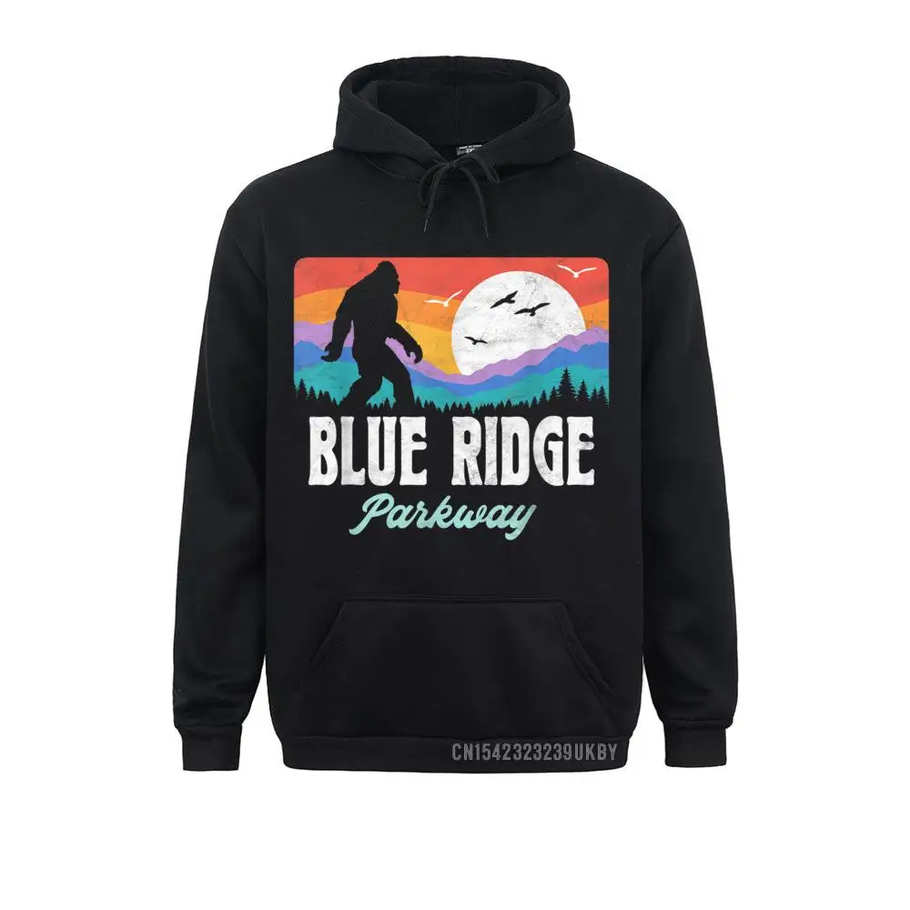 

Vintage Blue Ridge Parkway Bigfoot Mountains Graphic Hoody Printed On Women's Hoodies Hoods Special Long Sleeve Sweatshirts