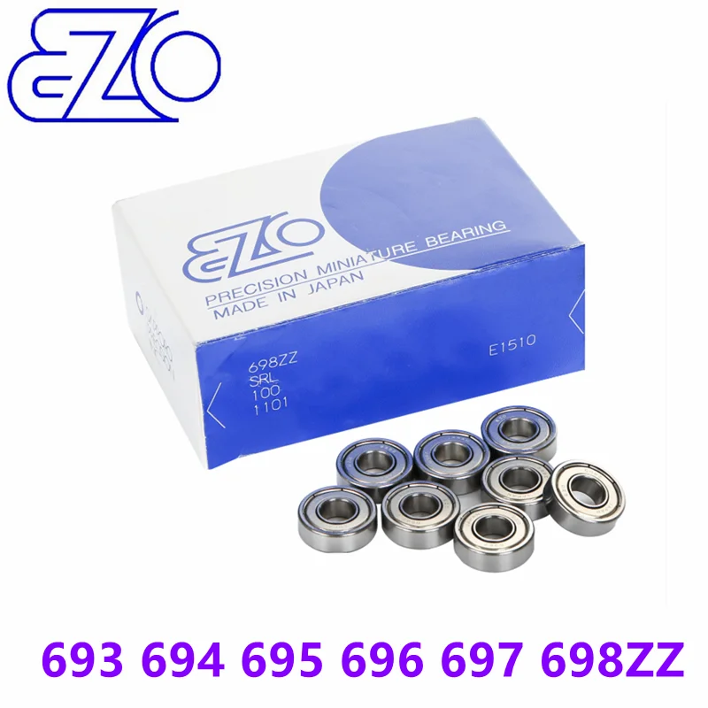 20pcs Original Japan EZO Bearing 693ZZ 694ZZ 695ZZ 696ZZ 697ZZ 698ZZ 699-2RS High Precision Bearings