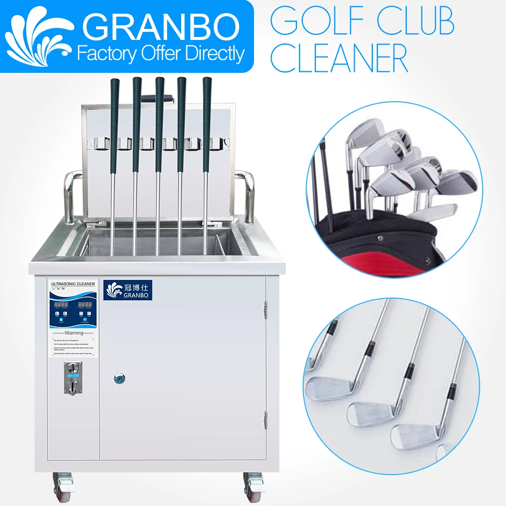 Ultrasonic Cleaner 49L 1000W Golf Clubs Digital Heater Golf Balls Cleaning Machine Golf Wedge Iron Groove Remove stain dirt Oil