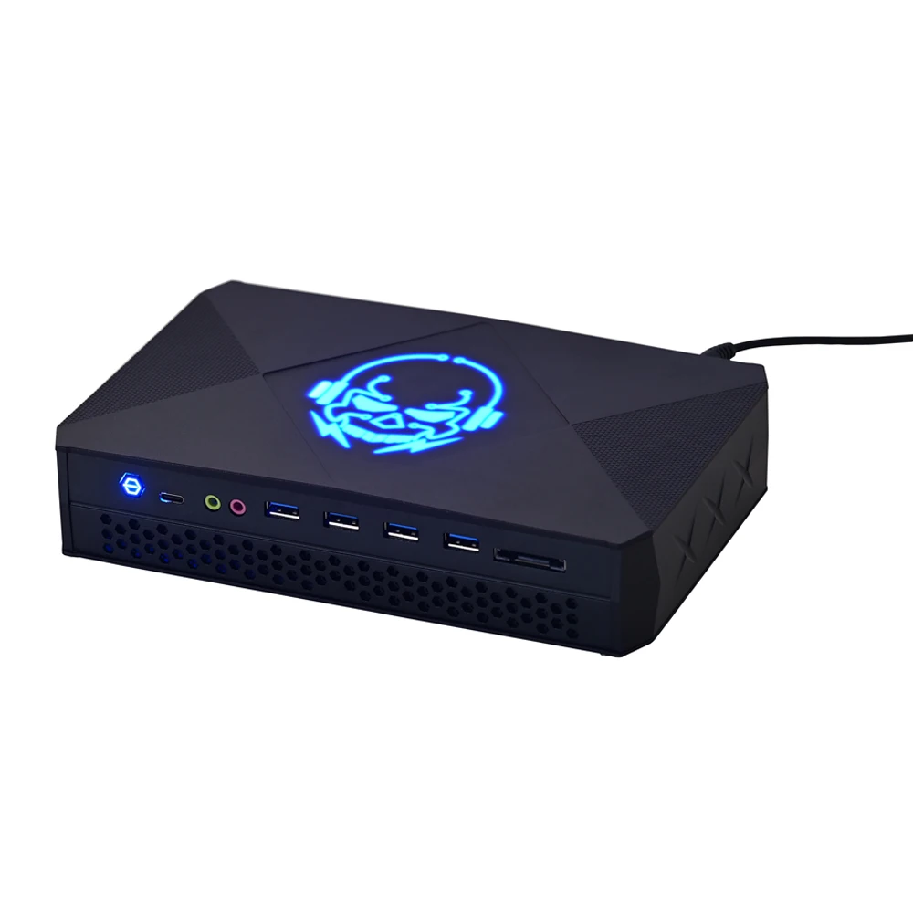 Mini PC Gaming i7 8709 go i5 8305 go, AMD Radeon RX Vega Graphics, 2 x DDR4, 2 x NVMe, ordinateur avec Windows 11 ETH Mining, écran 4x4K, type-c