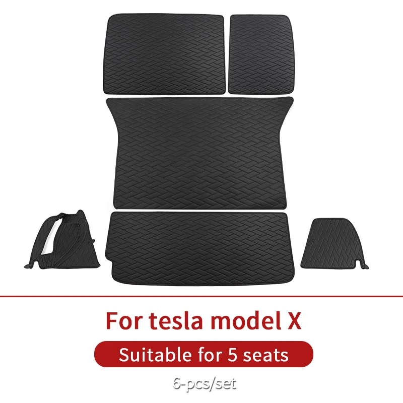 Tappetino per bagagliaio per accessori Tesla model X/accessori per auto 2016 ~ 2023 modello X tesla tre tesla model Xcarbon/accessori