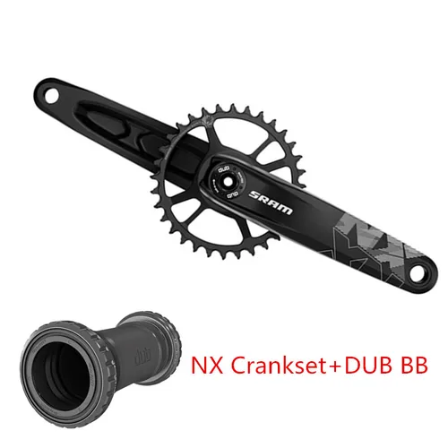Imagen 2 del producto SRAM SX NX EAGLE 12 velocidades DUB 170mm 175mm 30T 32T 34T plato de acero MTB bielas de bicicleta DUB BSA PF30 BB92 BB 12s MTB DUB BB