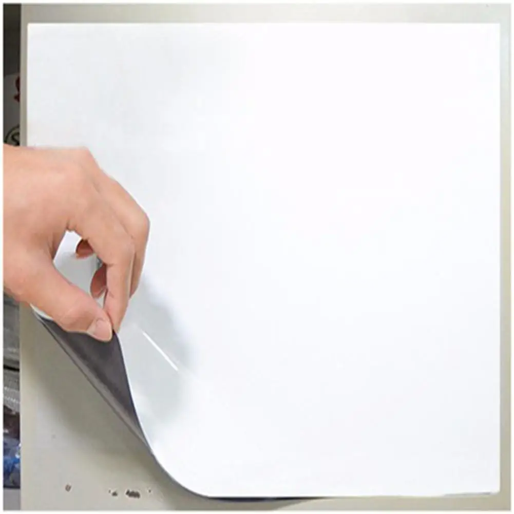 A5 Size Flexible Magnetic Whiteboard for Fridge Magnets Vinyl Dry Wipe White Board Marker Record Message Board Remind Memo Pad