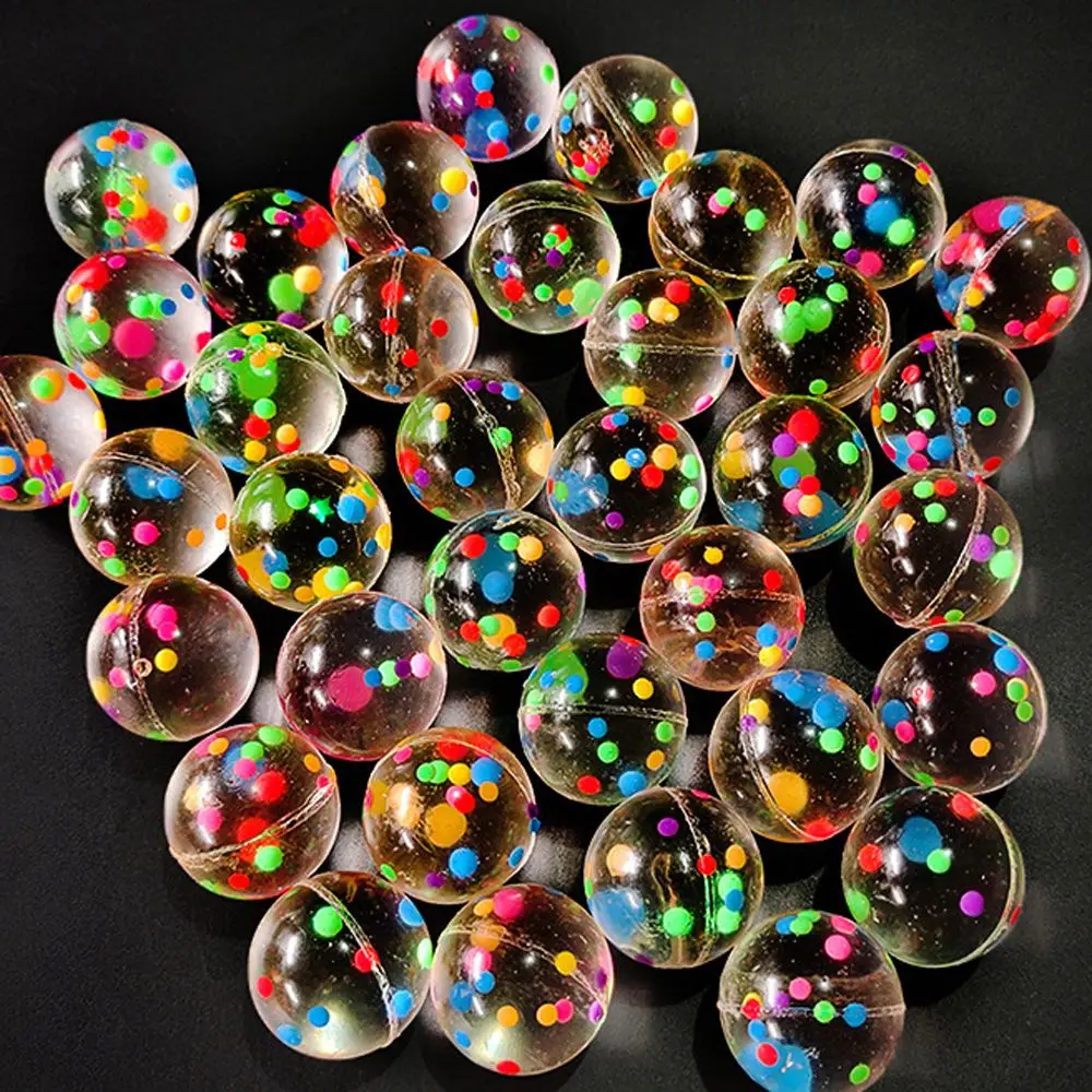 10Pcs 30mmFunny Toy Balls Bouncy Ball Floating Bouncing Child Elastic Rubber Ball Of Bouncy Toy