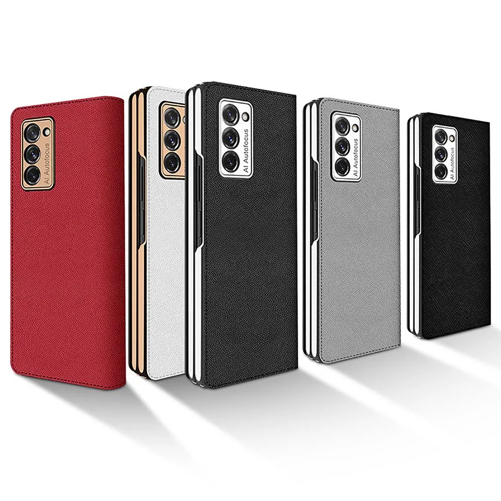 

for Samsung Galaxy Z Fold2/W21 Phone Case Magnetic Flip Leather Cover Shell Protective Sleeve