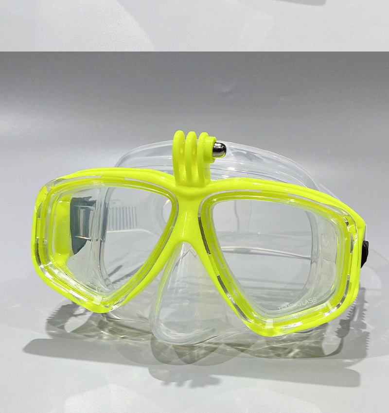 Professionelle Unterwasser-Tauchmaske, Vollständig Trockene Tauchbrille Geeignet für GoPro Kleine Action-Kameras. – Detail 24