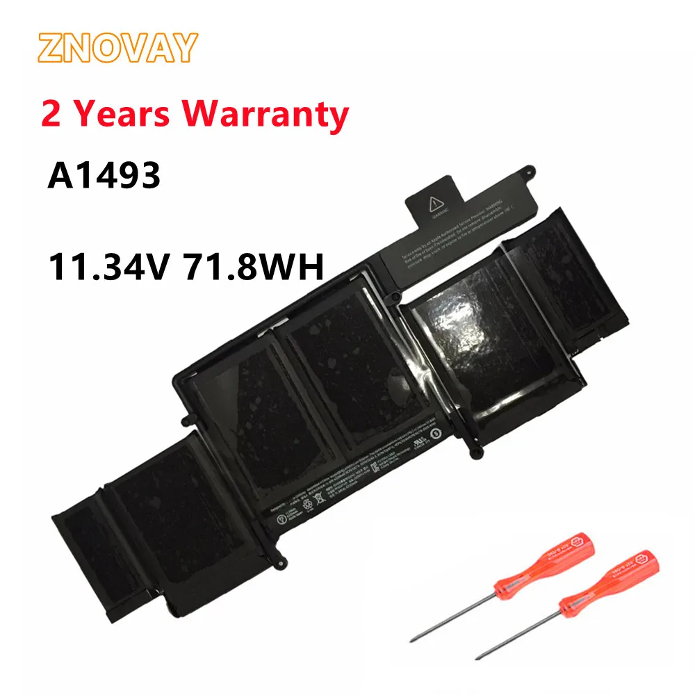 

Новый аккумулятор для ноутбука ZNOVAY A1493 11,34 в 2013 Вт-ч для Apple Macbook Pro Retina13-INCH A1502 (2014 год)