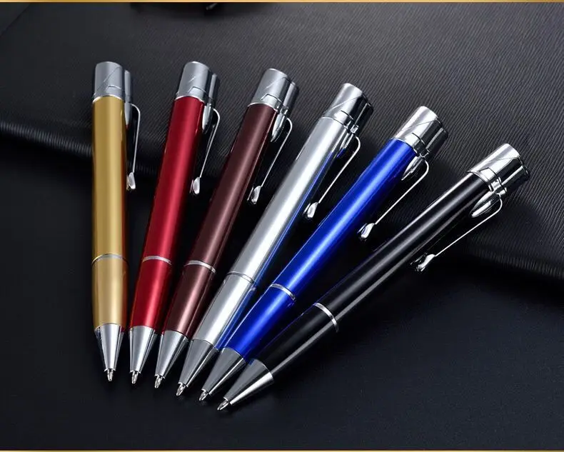 EDC Creative Ballpoint Pen Lighter Jet Torch Gas Lighter Windproof Metal Butane Cigarette Lighter 1300C Gadgets For Man