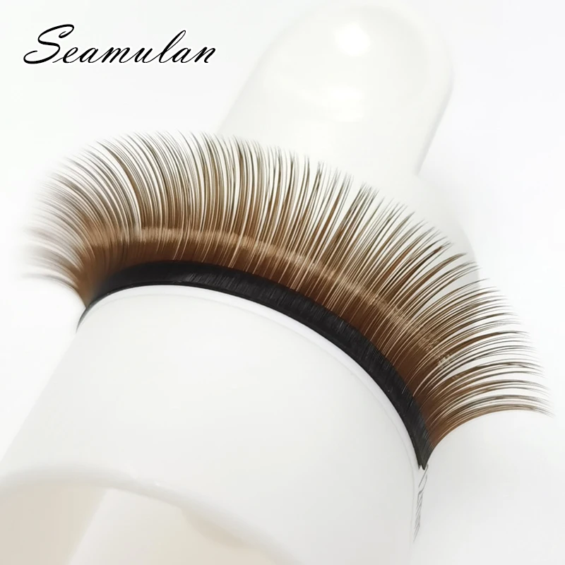 Brown Eyelash Extension Mink Eyelashes Soft Russian Volume Fake Lashes Color Natural Lashes 0.07 0.10 Thickness Makeup Maquiage