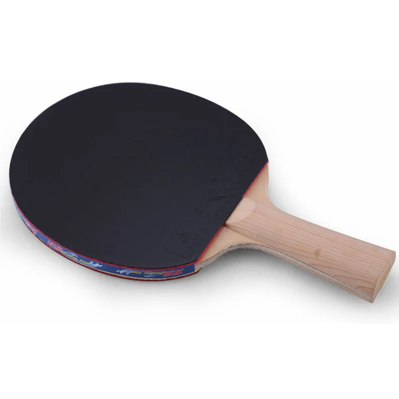 

Double fish 9AC 7 PLY carbon fiber table tennis racket paddle loop fast attack offensive horizontal grip with PU hard case bag