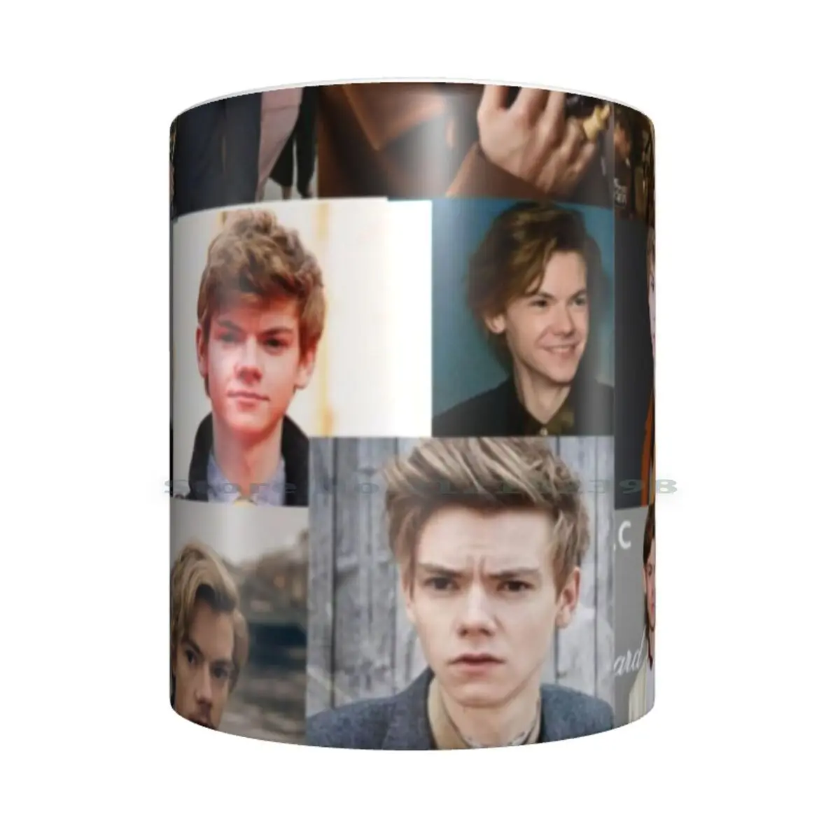 Thomas Brodie-Sangster Collage tazze in ceramica tazze da caffè tazza da tè al latte Thomas Brodie Sangster The Maze Runner Newt Thomas