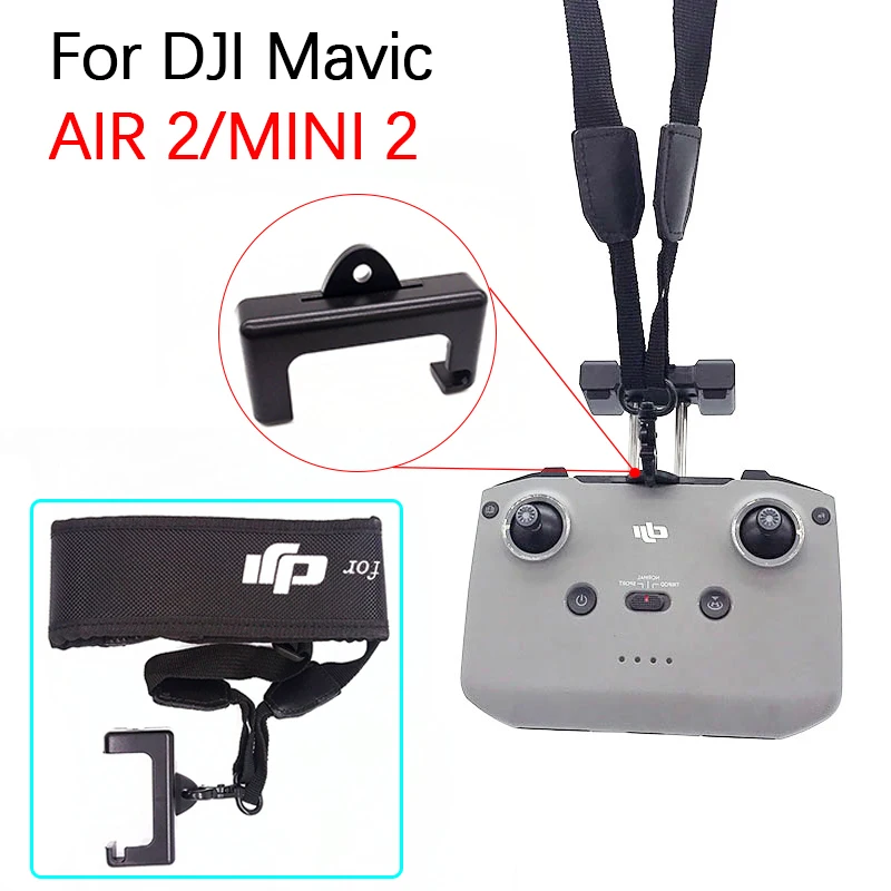 Per DJI Mavic Air 2 MINI 2 Drone telecomando fibbia supporto per gancio Widen Strap collo cordino cintura di sicurezza accessori per imbracatura