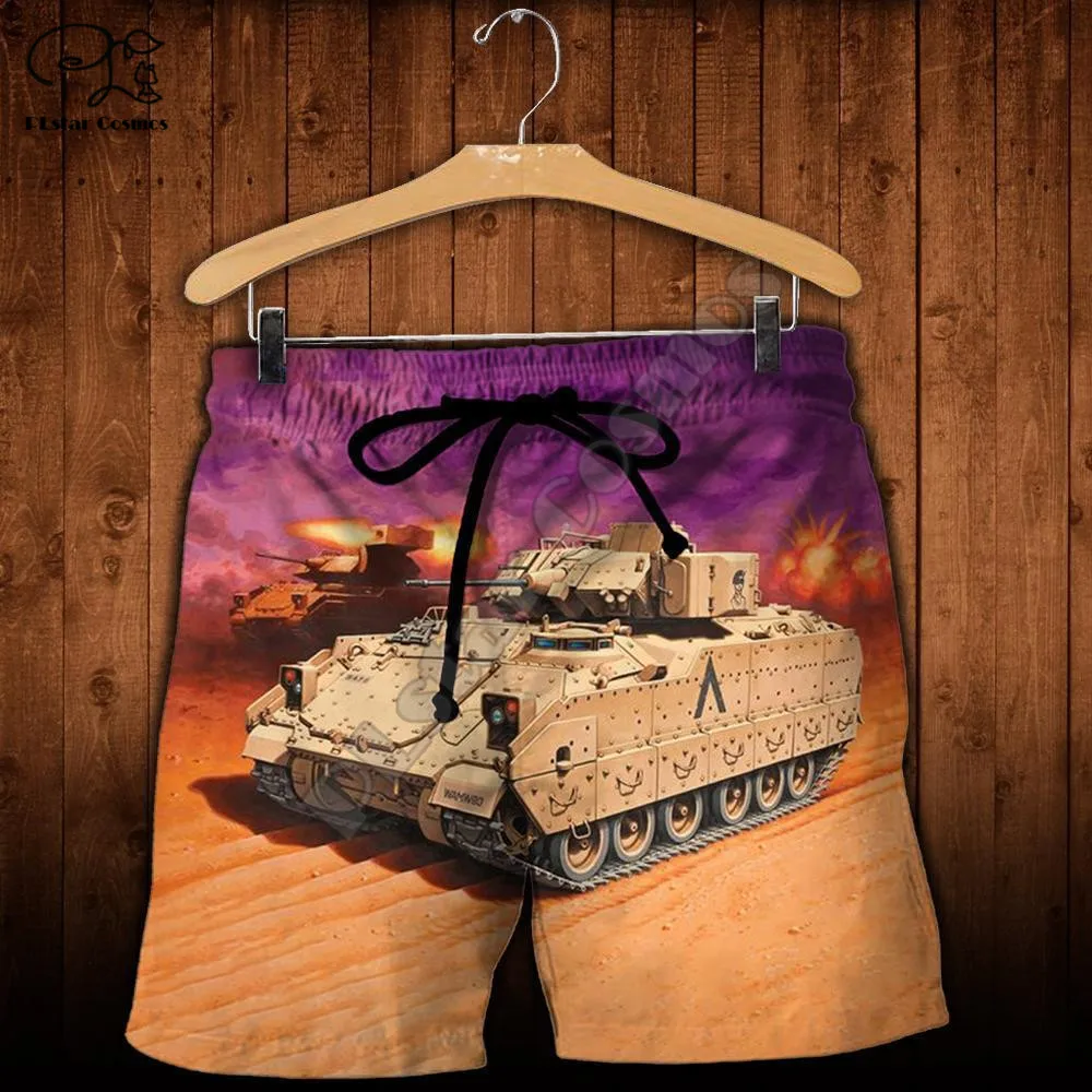 PLstar Cosmos Tiger Tank 3D Printed 2021 New Fashion For Men/Women Summer Casual Shorts Beach Short Pants Apparel Style-T39