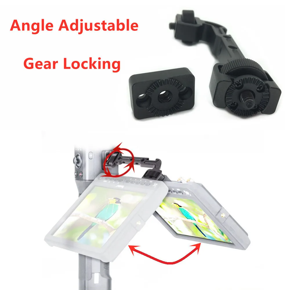 Brazo mágico giratorio de extensión con zapata fría de 1/4 pulgadas para DJI Ronin S SC ZHIYUN Weebill, estabilizador para Monitor, micrófono de luz LED