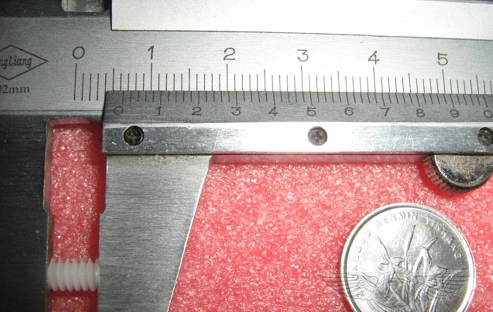 M0.3 0.3M Plastic worm Gear Suitable for shaft diameter 1.0mm 0.95mm