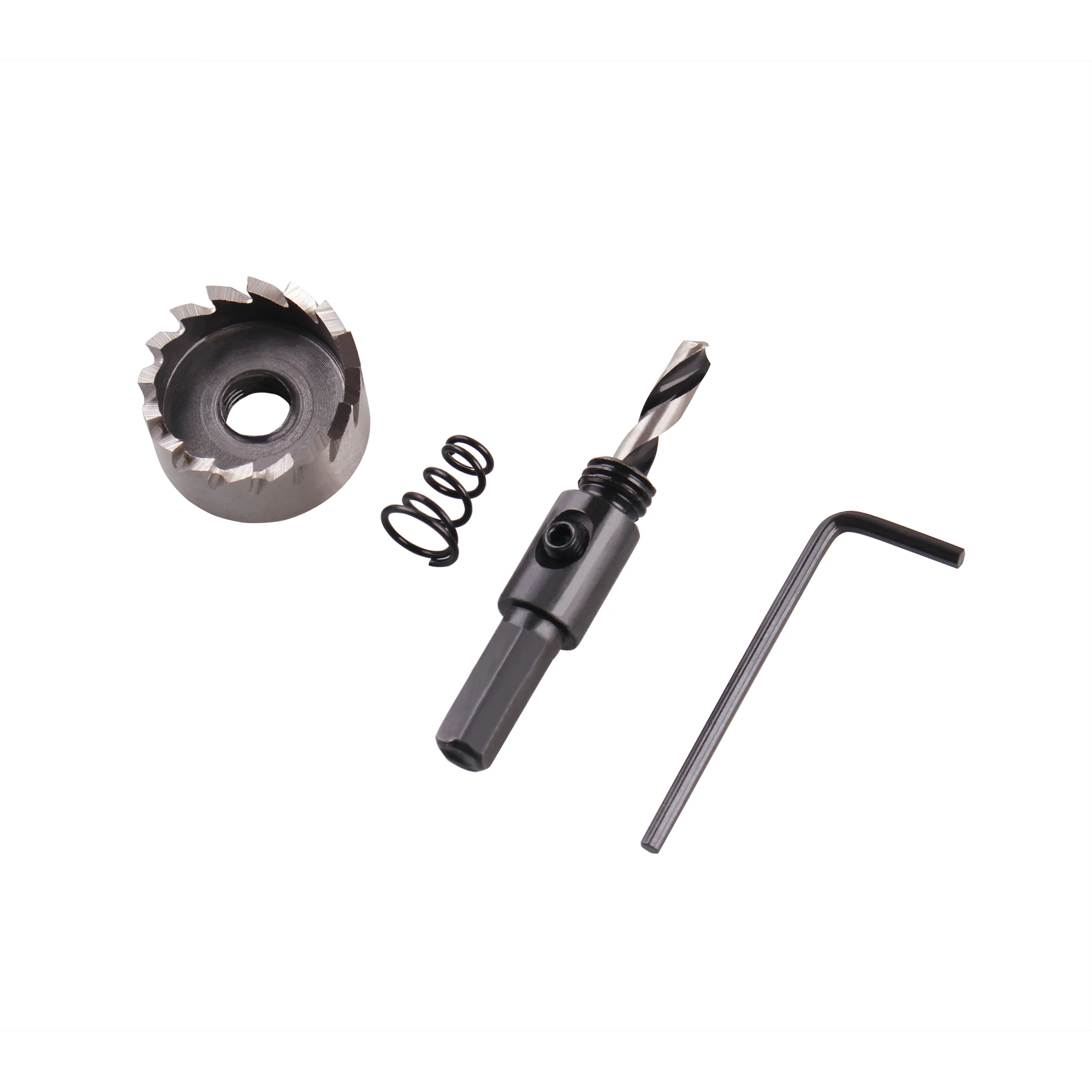 Juego de sierras de copa HSS, brocas de 15-50mm con punta de carburo para madera y Metal, Kit de cortadora de agujeros, herramienta de mano, 12 Uds.