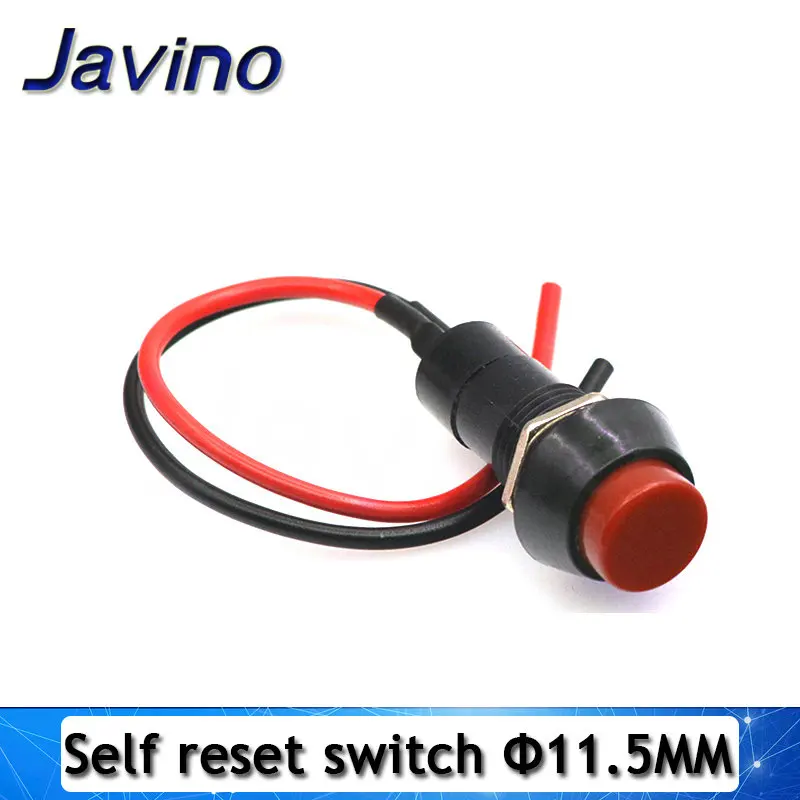 Push button switch waterproof small car circuit wire speaker electrical mini boat shape round line