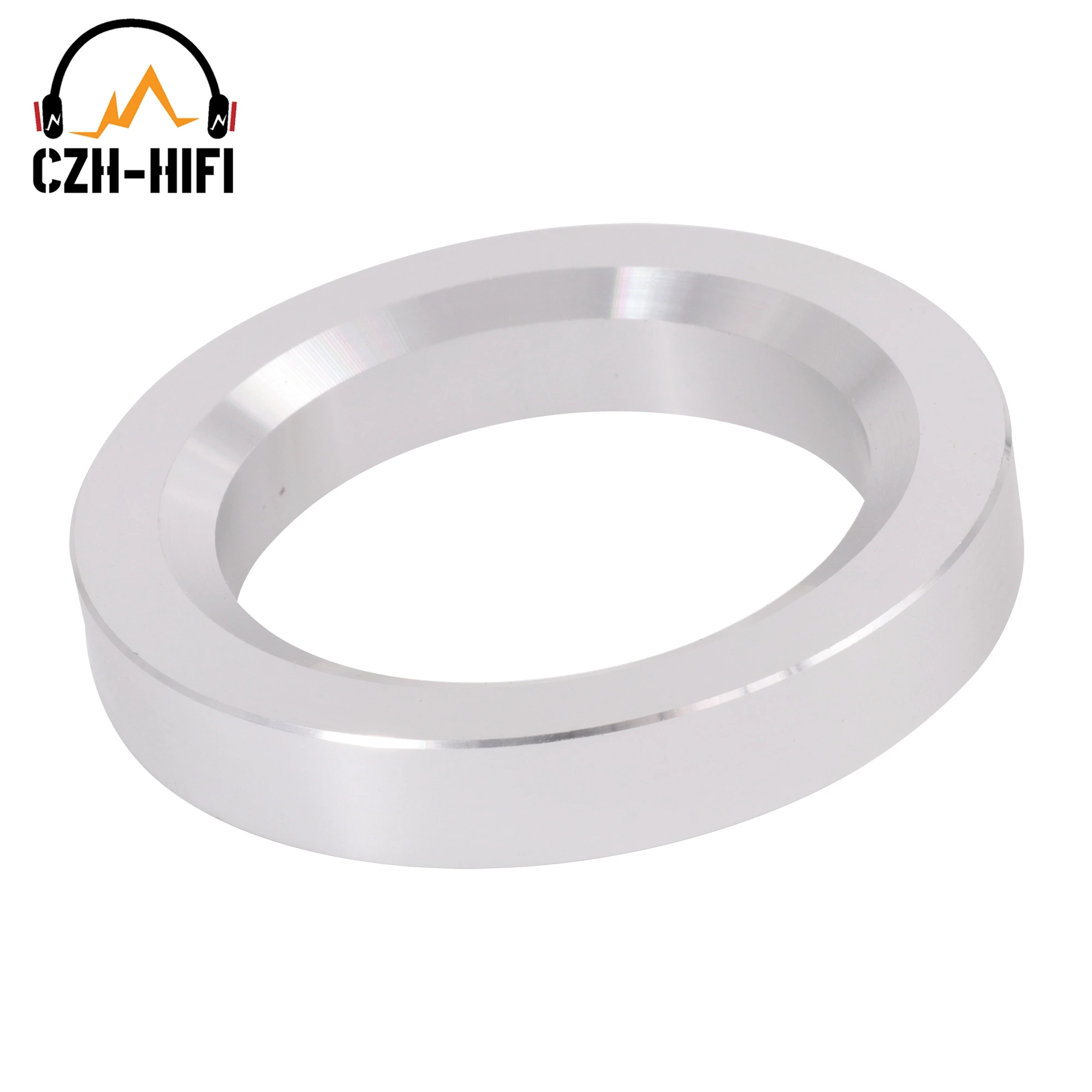 1PC 60mm CNC Gefräste Aluminium Runde Dekorieren Basis Ring Kreis Washer Für Vintage KT88 Vakuum Rohr Verstärker DIY hiFi – Detail 8
