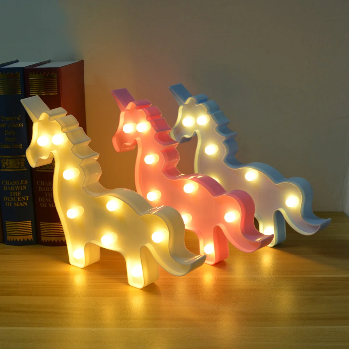 Unicornio 3D LED Unicorn Party Night light Table lamp Baby Bedroom Decoration Kids Creative Gift Toys Desktop Decorative Light