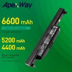 11.1V Laptop Battery A32-K55 For Asus X55A X75V X75VD X75A  X75  X55 X55C K55 K55A K55D K55N 	K55V A45 A55 A75 R400 R500  Series