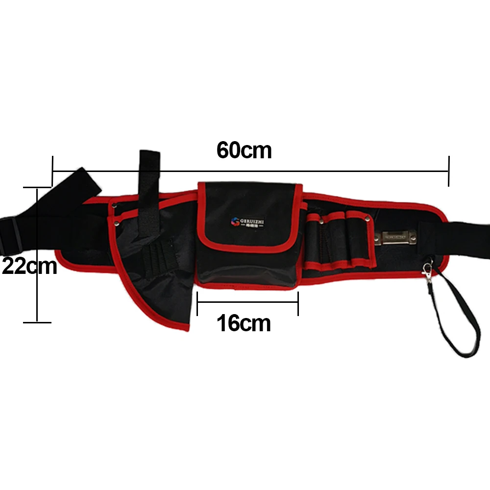 Electrician Tool Bag Multi-function Waist Pack Pouch Repair Tool Belt Bag Organizer Screwdriver Wrench Storage Holder